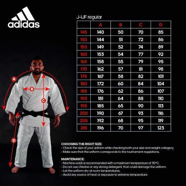Adidas Judopak Champion II IJF wit