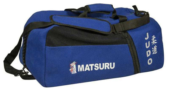 Matsuru sport rugtas gewafeld judostof blauw