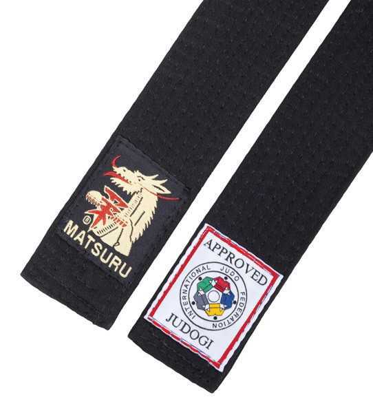 Matsuru IJF approved zwarte judoband