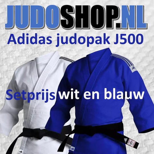 Set Wit en Blauw Adidas  J500 